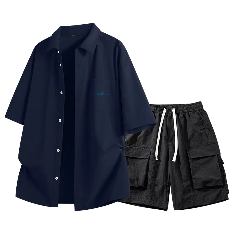Комплект рубашек для унисекс Мужское/Женское Детское MINISO, Navy Blue