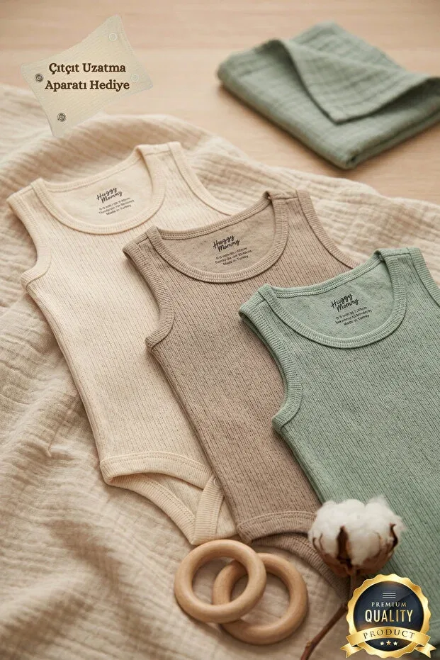 Детское боди-комплект для мальчиков хлопковый Huggy Mommy, Colored
