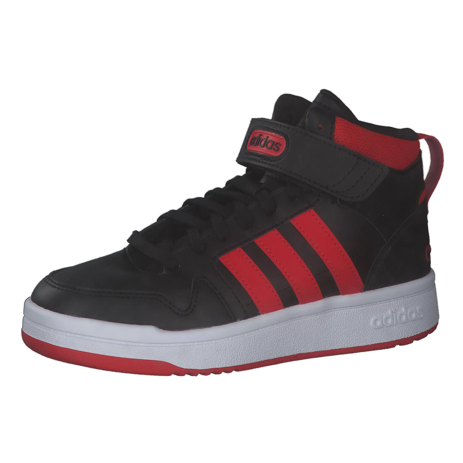 Детские кроссовки с высоким верхом Postmove Mid K Adidas, Schwarz Rot