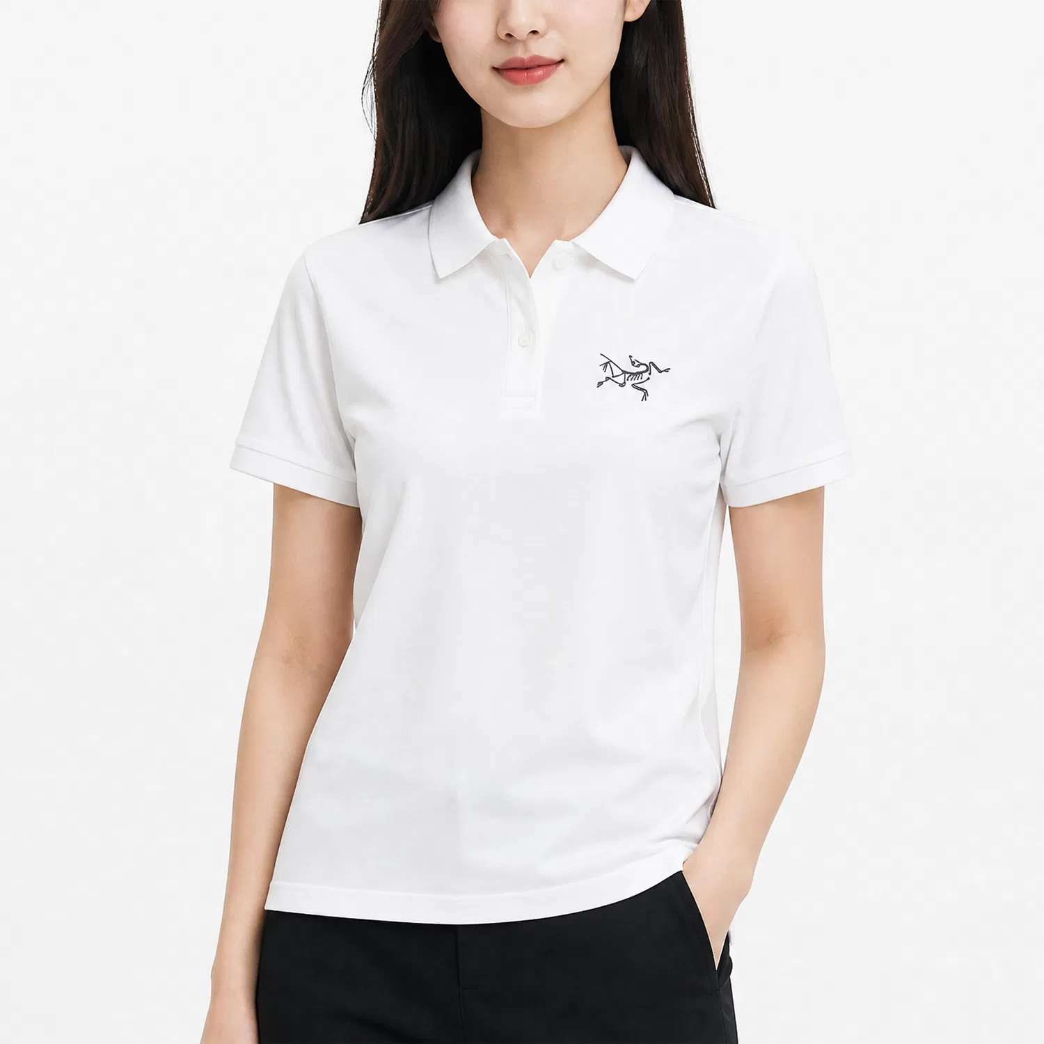 Футболка с круглым вырезом Ivory White, Arcteryx — фото 4