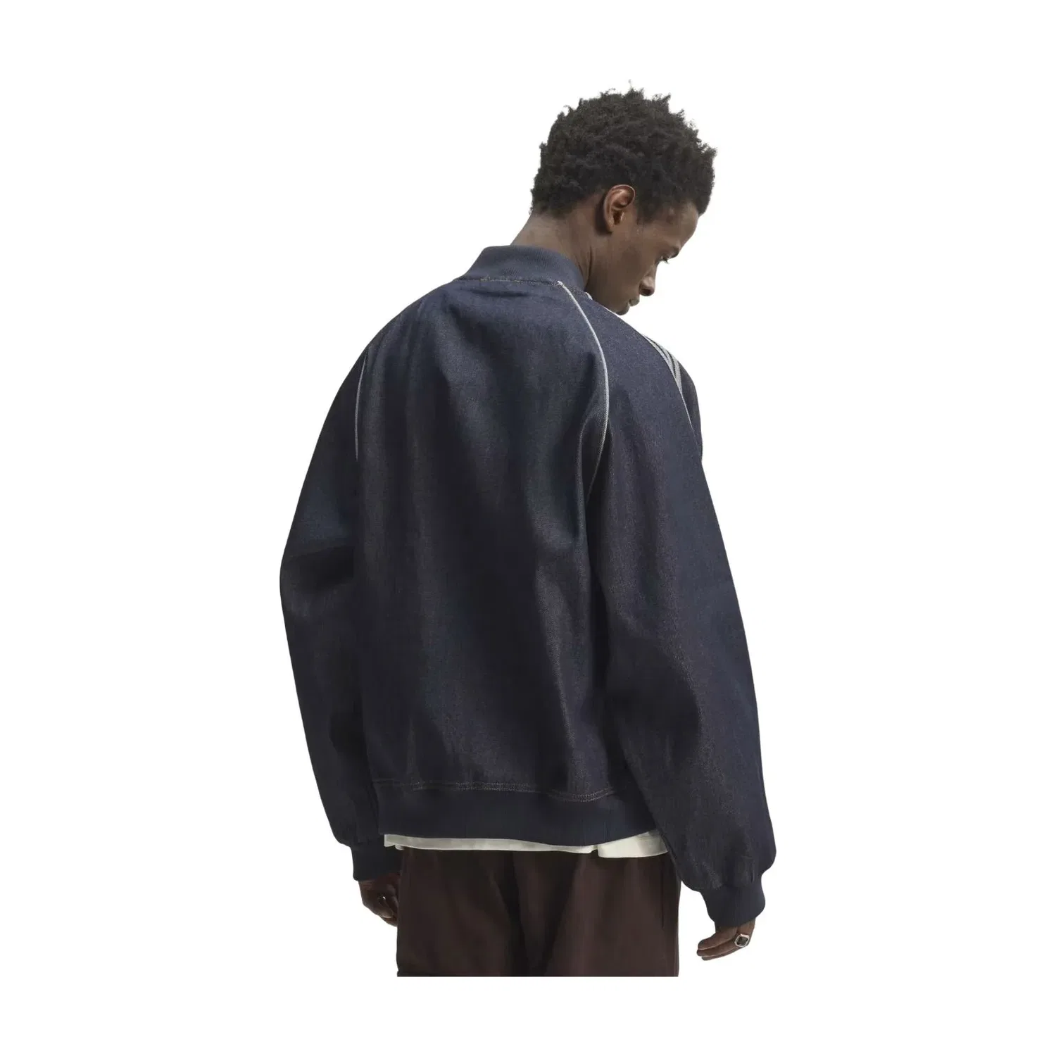Мужская куртка SST Adicolor Denim Track Top Asia Sizing 'Indigo Denim' adidas, Indigo Denim — фото 2