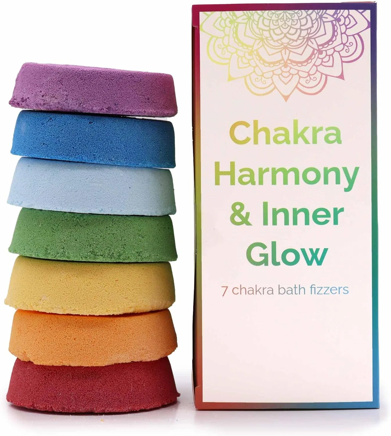 Бомбочки для ванны Chakra, набор 7 шт, Ancient Wisdom