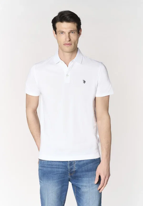 Поло хлопковое Polo shirt U.S. Polo Assn., белый