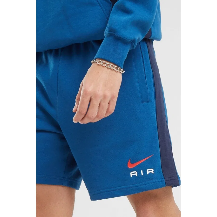 Шорты спортивные с длинным кроем Nike Sportswear Swoosh Air France Terry, Синий — фото 3