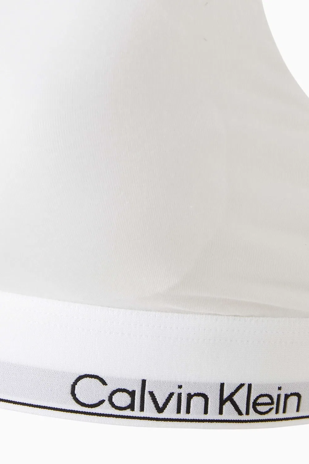 Бралетт с легкой подкладкой Icon Cotton Modal Calvin Klein, белый — фото 2