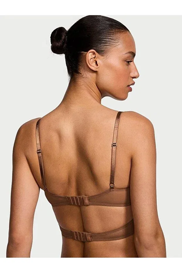 Женское бюстье с цветочной вышивкой Victoria'S Secret, Caramel — фото 3