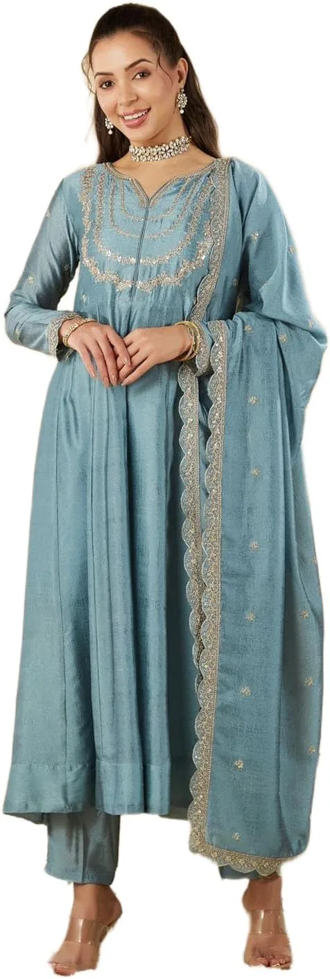 Женская прямая курта с принтом Slub Cotton, Grey