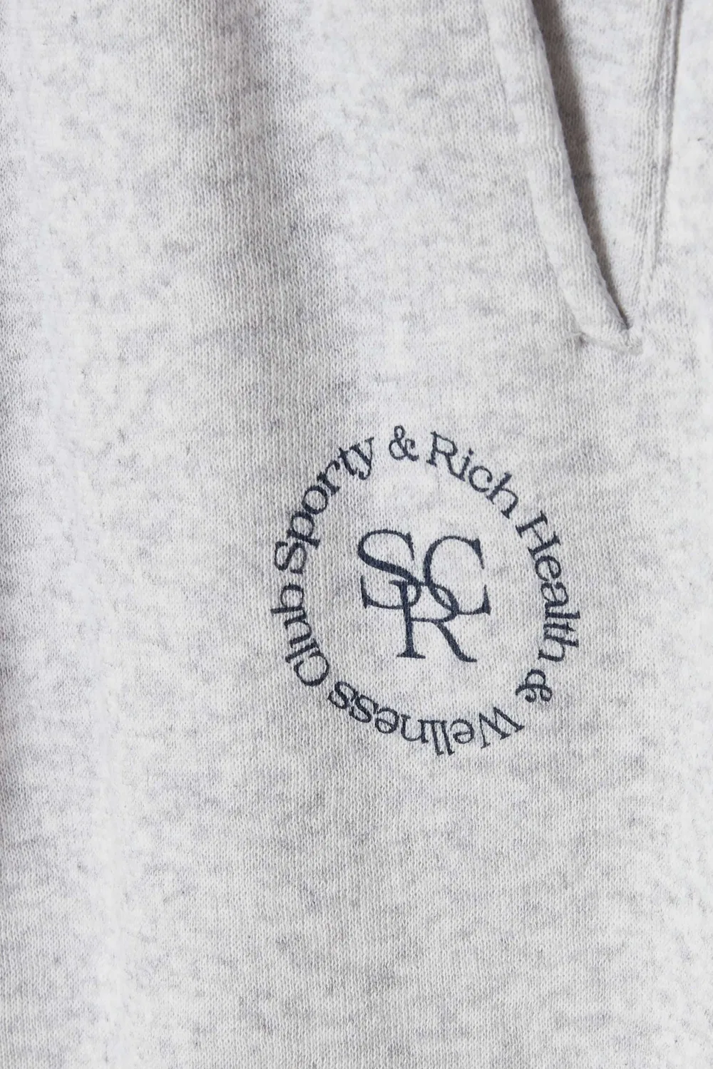 Штаны из хлопкового флиса SRHWC Sporty & Rich — фото 4