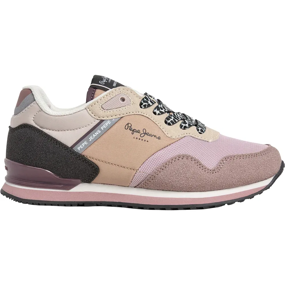 Детские кроссовки для девочек с принтом Pepe jeans London Fame, Pink