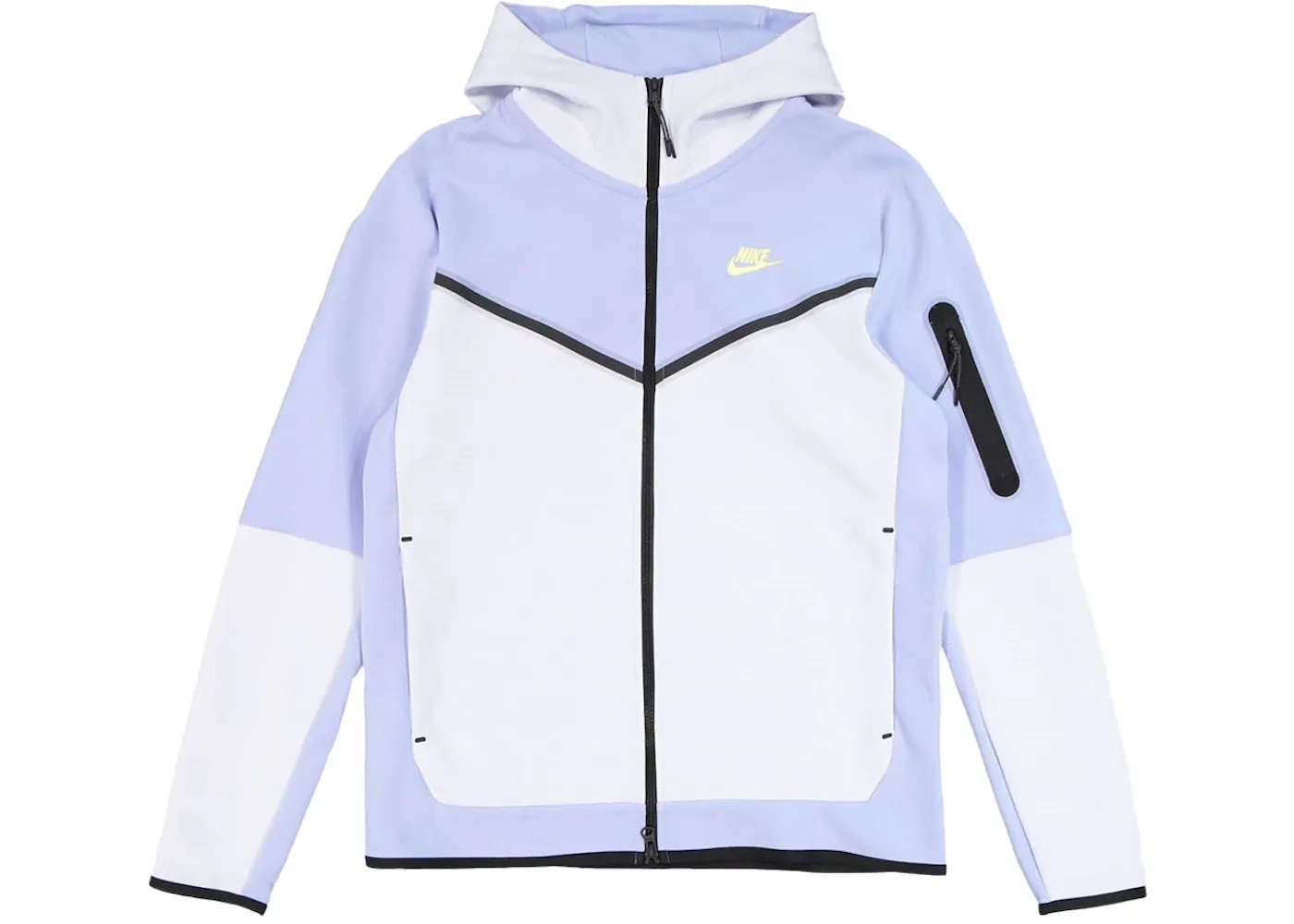 Мужская худи Nike Sportswear Tech Fleece Full-Zip, Cobalt Bliss/Football Grey/Light Lemon Twist