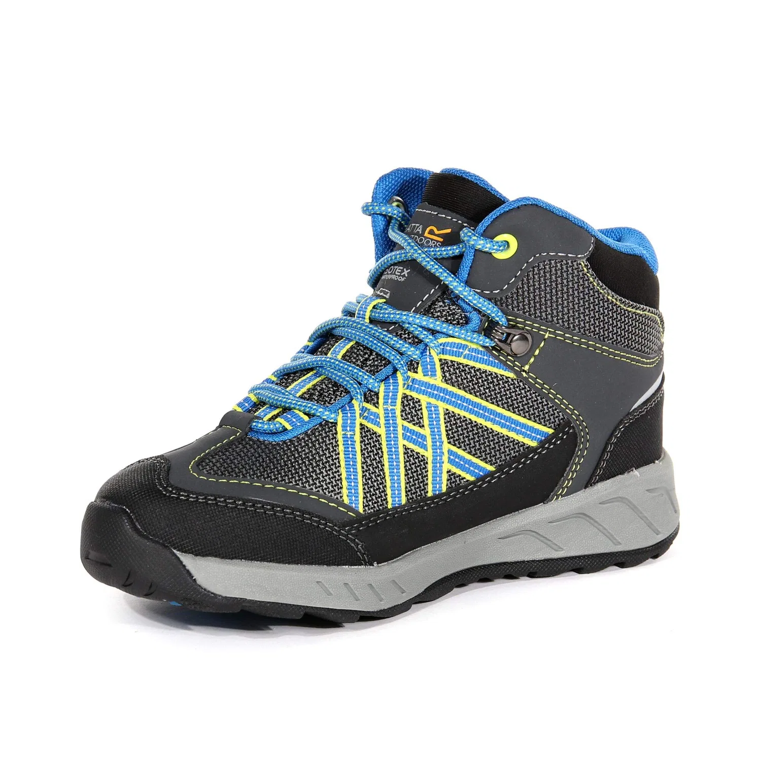 Детские ботинки для мальчиков и девочек с мембраной Samaris Mid Jnr Regatta, Grey Briar Frblue 2vd — фото 4