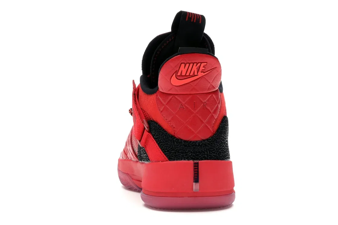Детские кроссовки для мальчиков с высокой производительностью Jordan XXXIII Jordan, University Red/Black-Sail-White — фото 4