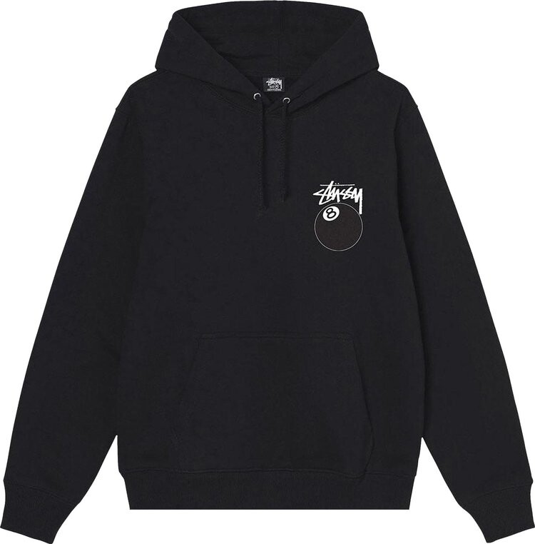 

Толстовка Stussy 8 Ball Hood 'Black', черный
