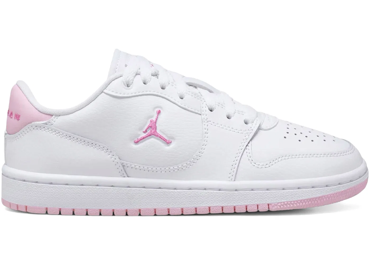 Детские кроссовки Lifestyle Jordan Court Connect Low Jordan, White/Pink Foam/China Rose