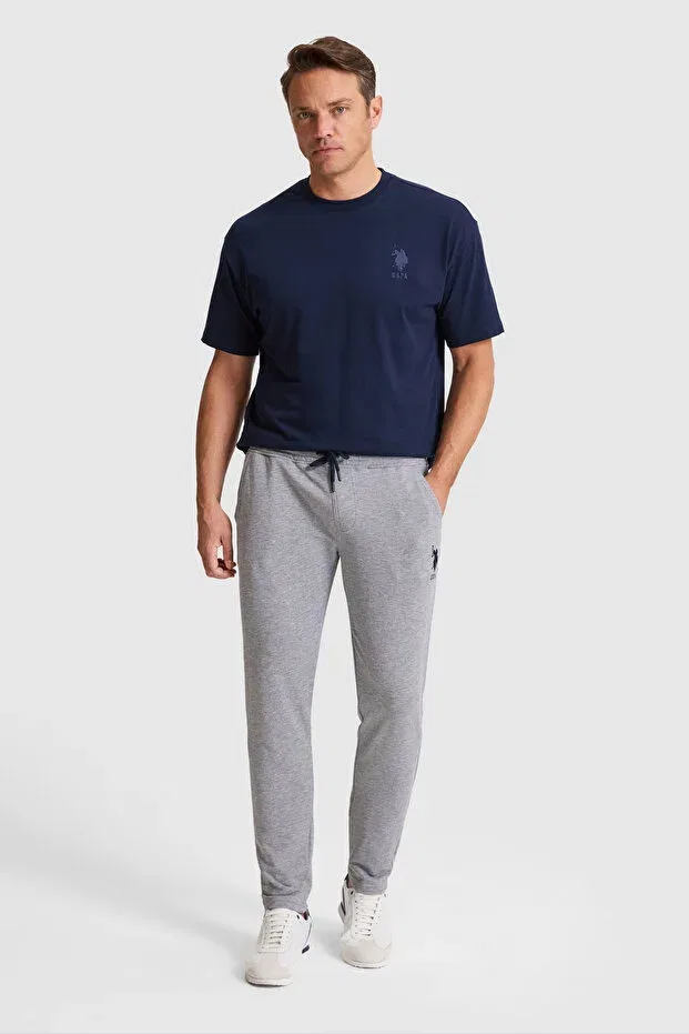 Мужские спортивные штаны с принтом U.S. Polo Assn., Gri Melanj