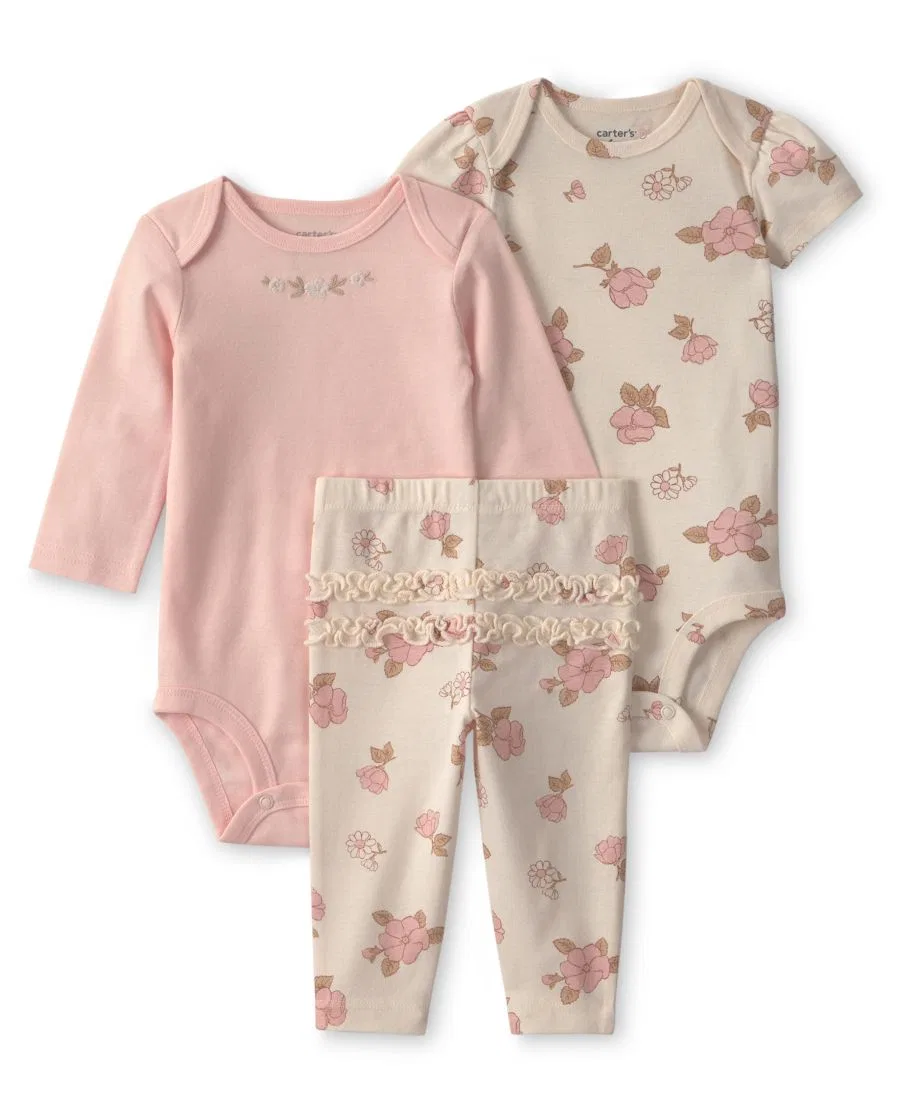 Комплект из 3 предметов для девочки с моделью Carter's, Pink