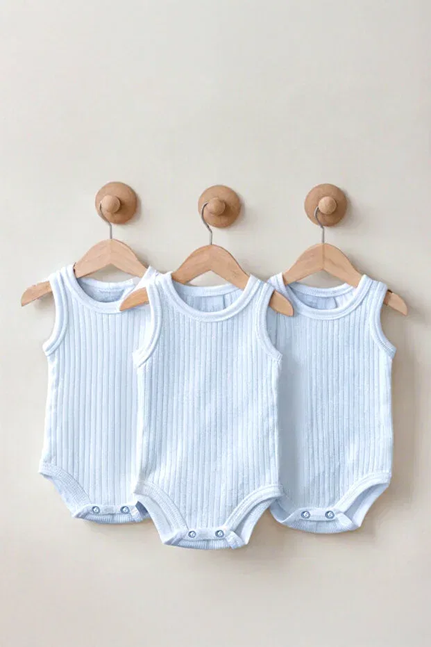 Детское боди с толстыми бретелями Lindakids, Blue