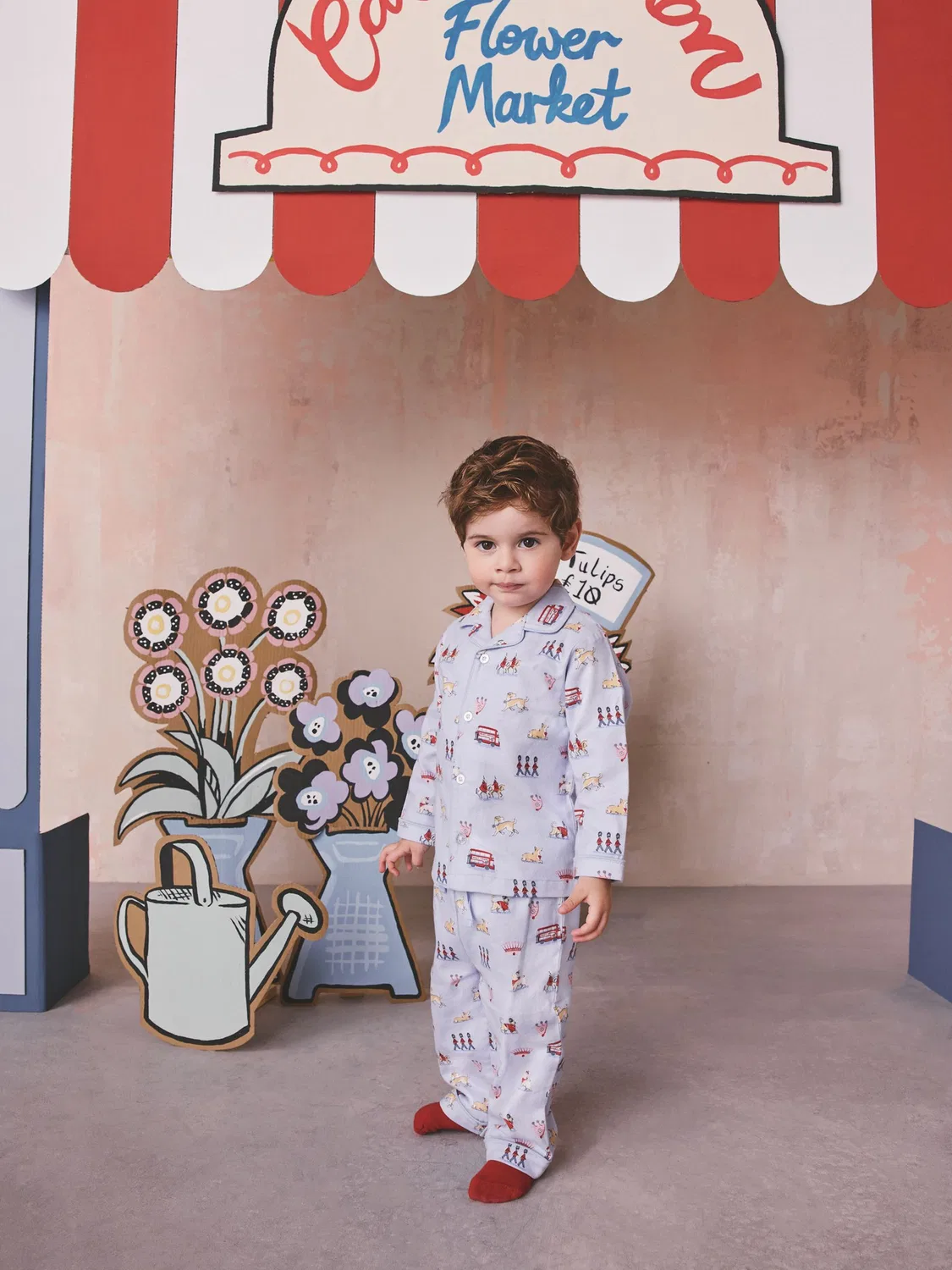 Пижама Single Button Through, Cath Kidston Next, синий — фото 3
