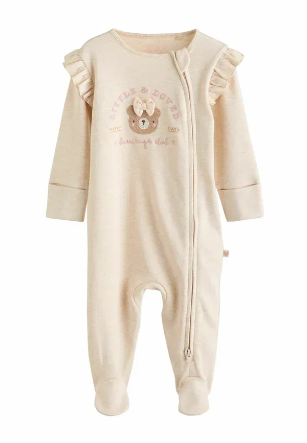 Комплект для сна из 3 предметов с животными Next neutral bear, нейтральный — фото 4