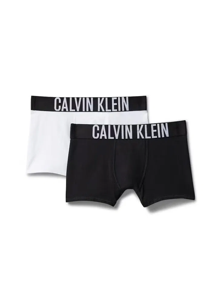 Трусы-боксеры хлопковые комплект из 2 штук Intense Power Calvin Klein Jeans, черный