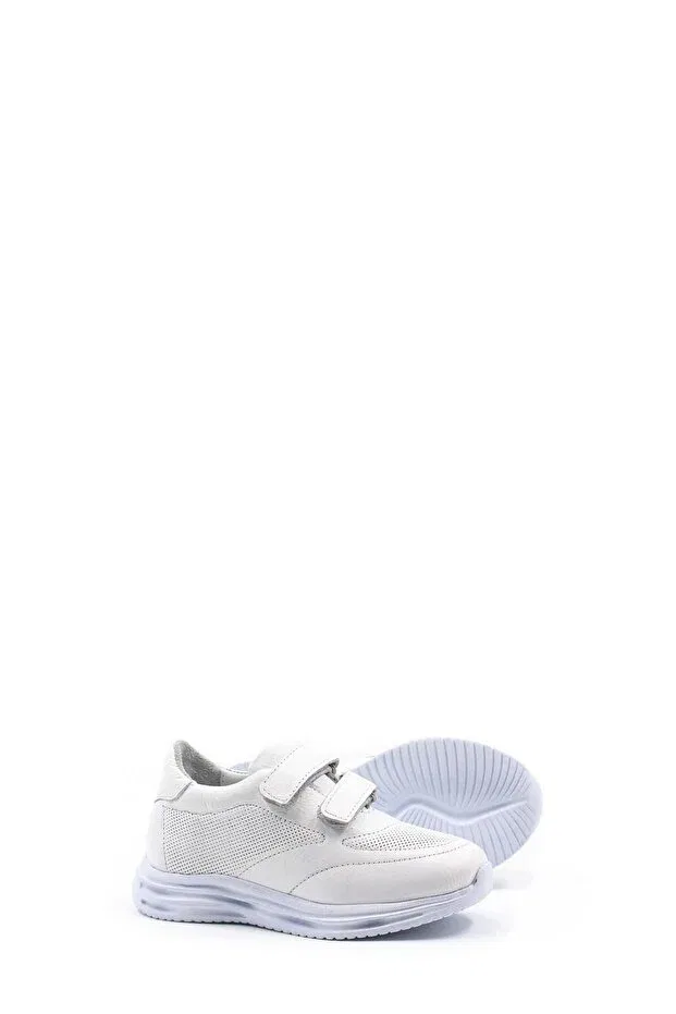 Детские туфли на низком каблуке без каблука Unisex Generic Brands, White — фото 2