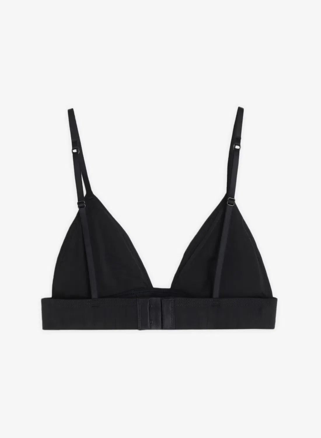 Бюстгальтер треугольный с легкой подкладкой Calvin Klein, черный — фото 2