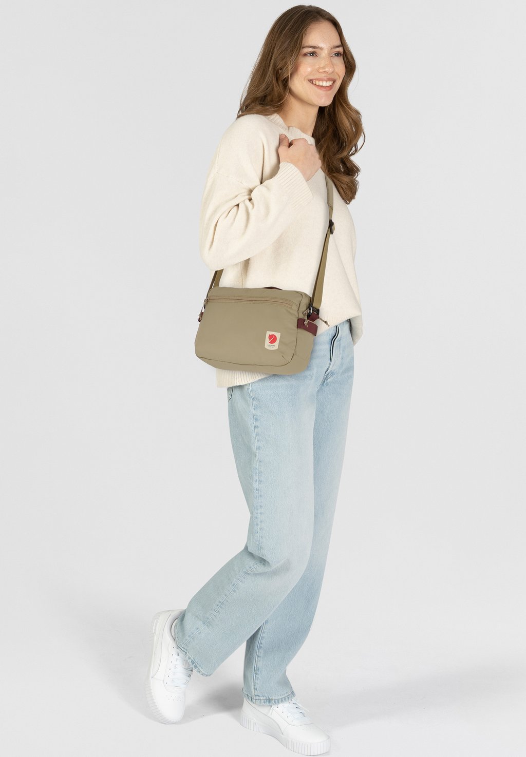 

Сумка через плечо HIGH COAST CROSSBODY UNISEX - Across body bag Fjällräven, бежевый
