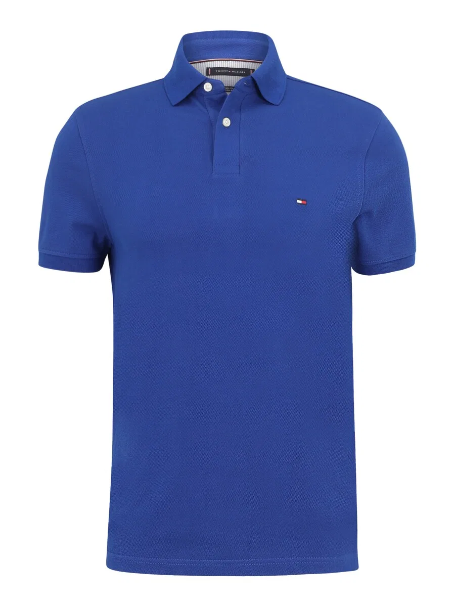Рубашка TOMMY HILFIGER 'CORE 1985 REGULAR POLO' кобальтово-синего цвета