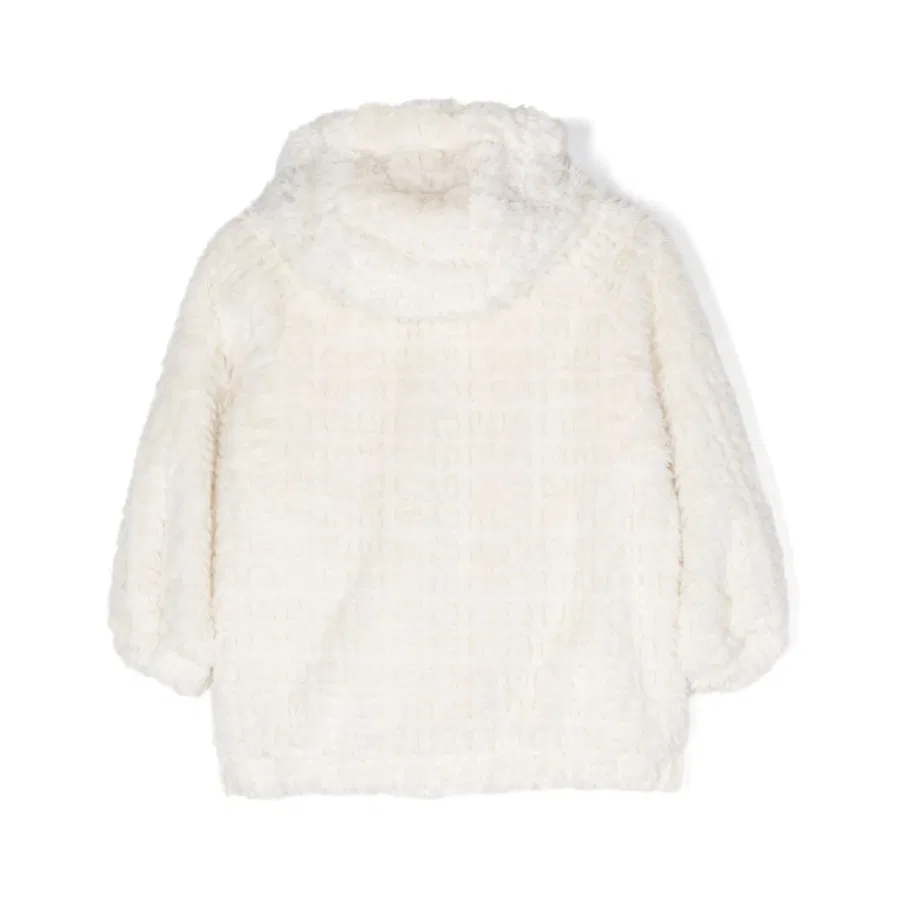 Детская куртка-пуховик двусторонняя с капюшоном Kids Reversible Puffer Jacket Givenchy, Light Grey — фото 2