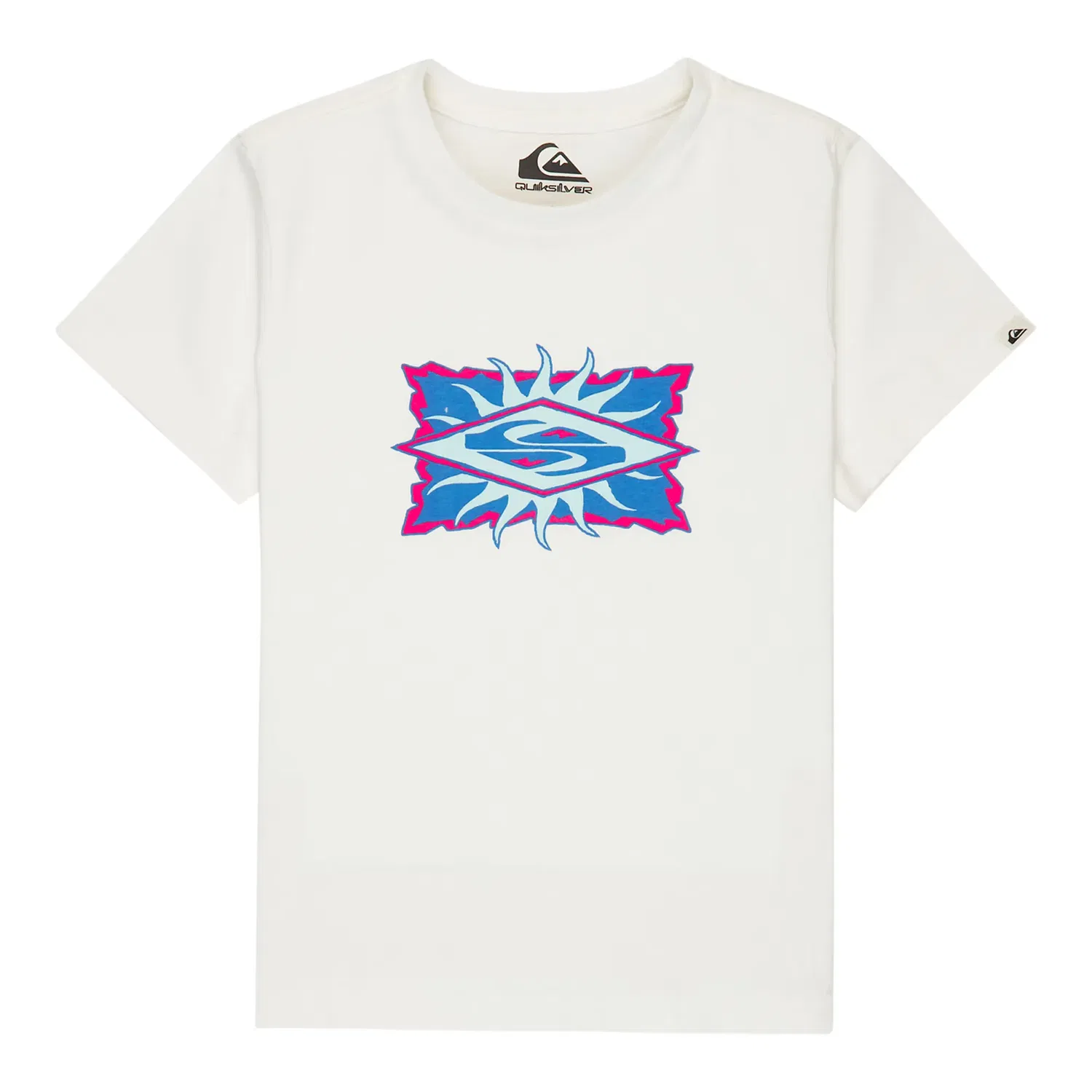Детская футболка для мальчиков с принтом Ev Starfish Stamp Quiksilver, Blanco