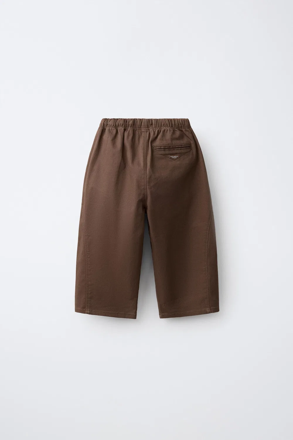 Свободные брюки ZARA, Brown — фото 2