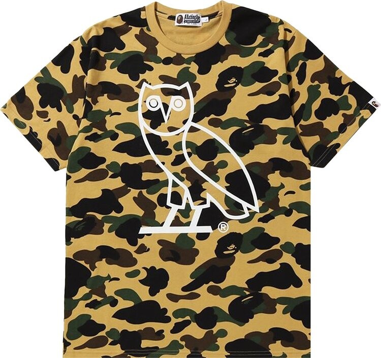 

Футболка BAPE x OVO 1st Camo Tee 'Yellow', желтый
