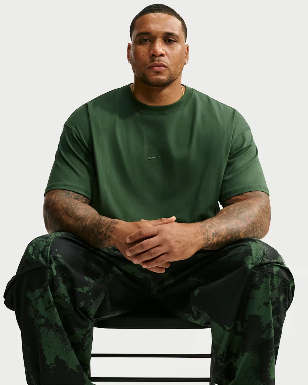 Мужская свободная футболка Nike Sportswear, Fir/Fir — фото 3