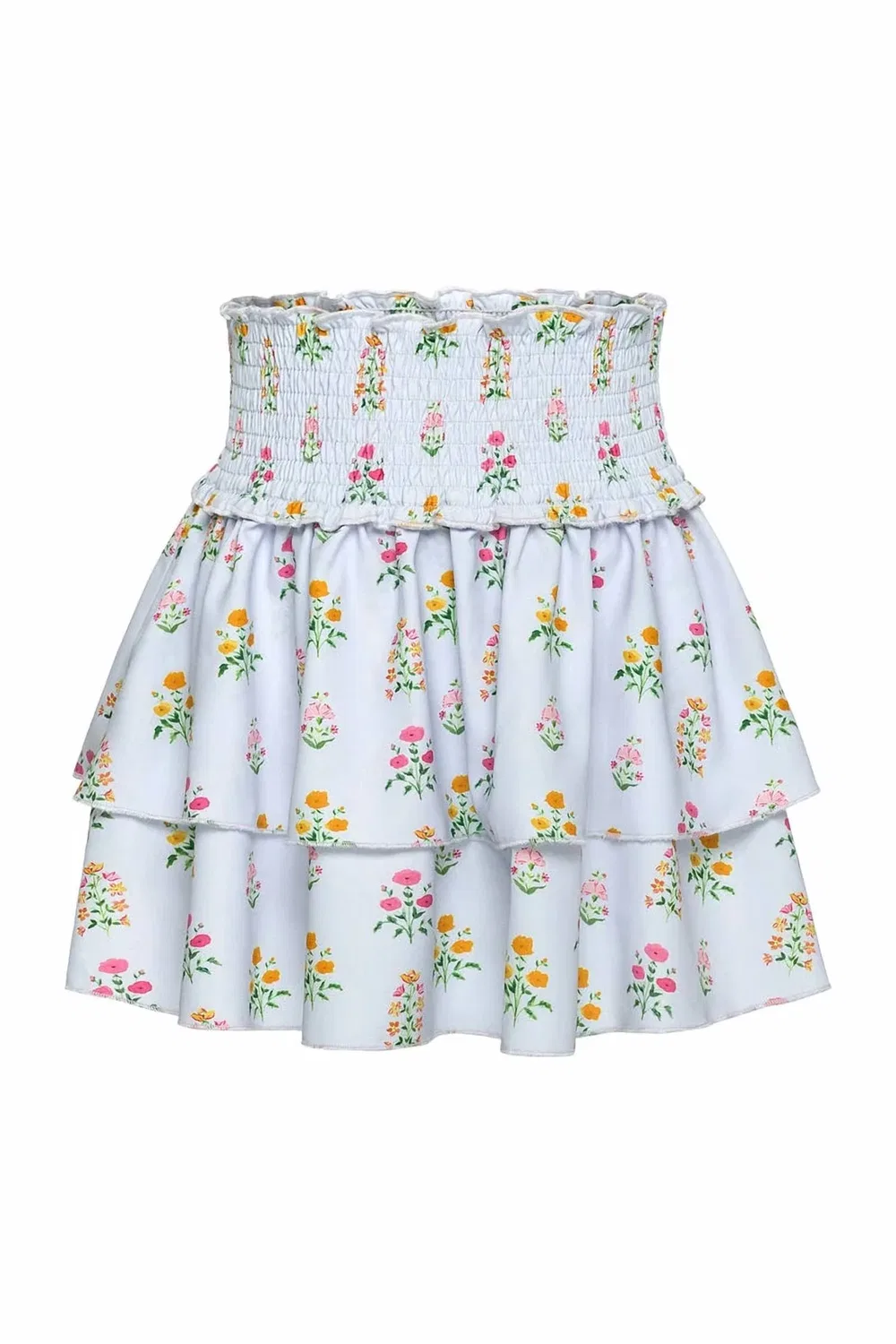 Детская юбка с принтом и карманами Scottie Skirt Pleat, Blue Floral Block Print