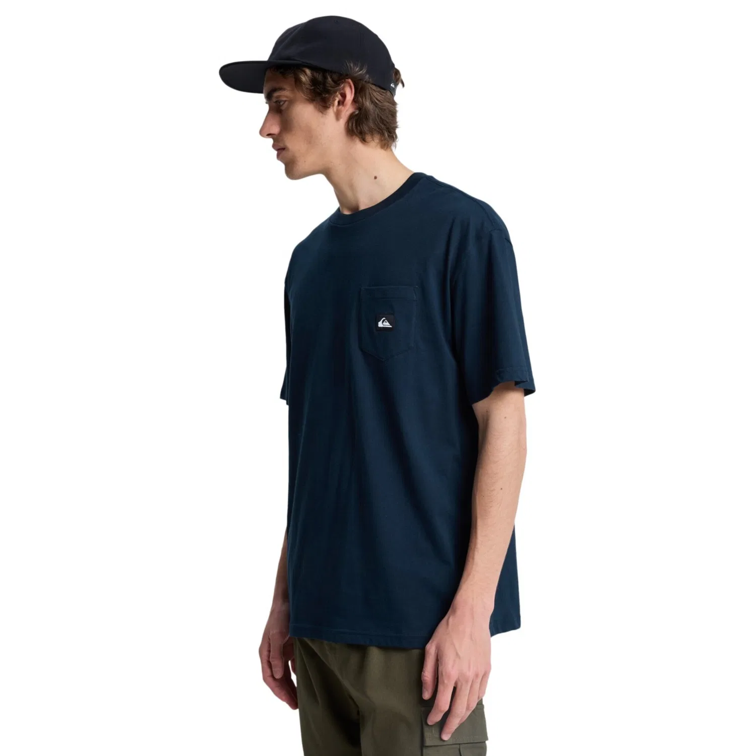 Детская футболка с нагрудным карманом Quiksilver, Dark Navy — фото 3