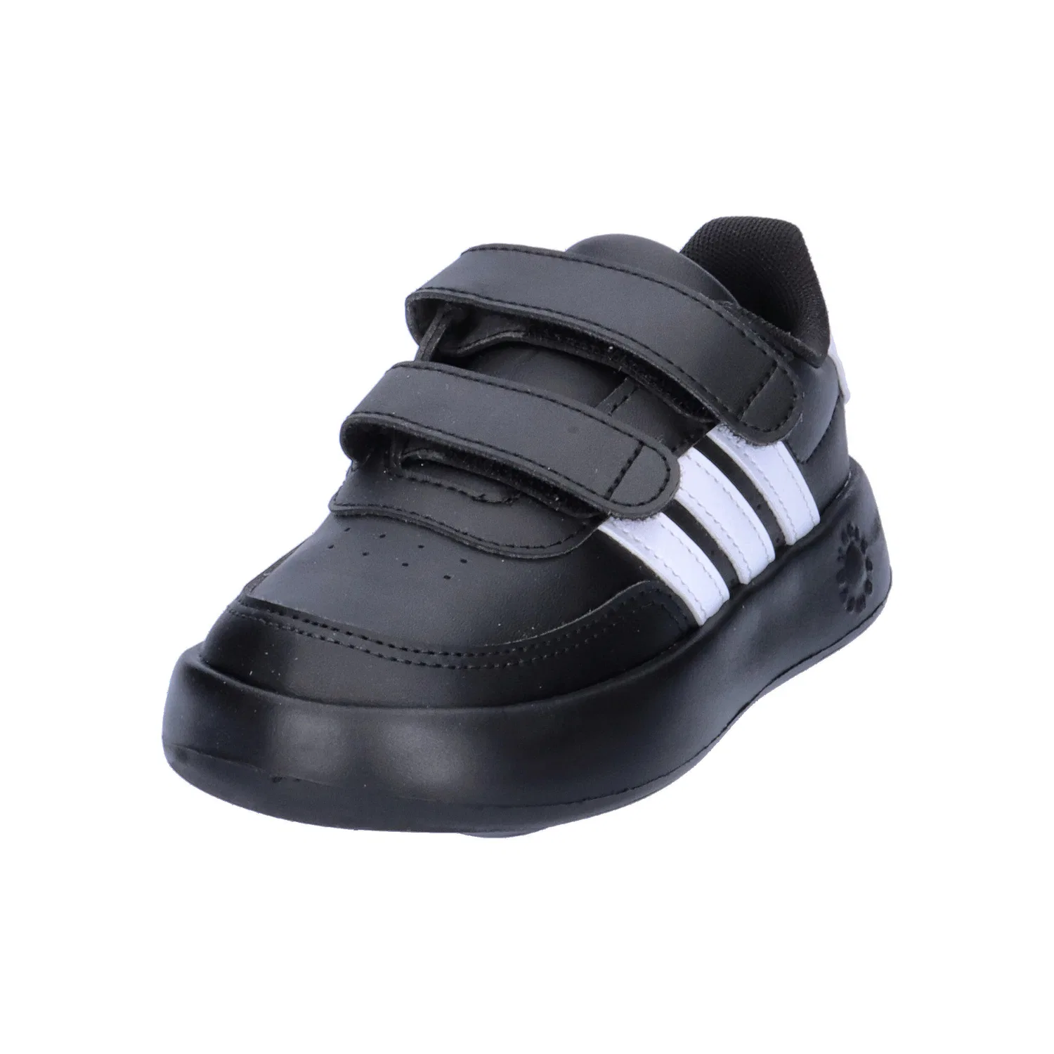 Детские кроссовки с липучками Breaknet 2.0 CF I Adidas, Schwarz Weiss — фото 4