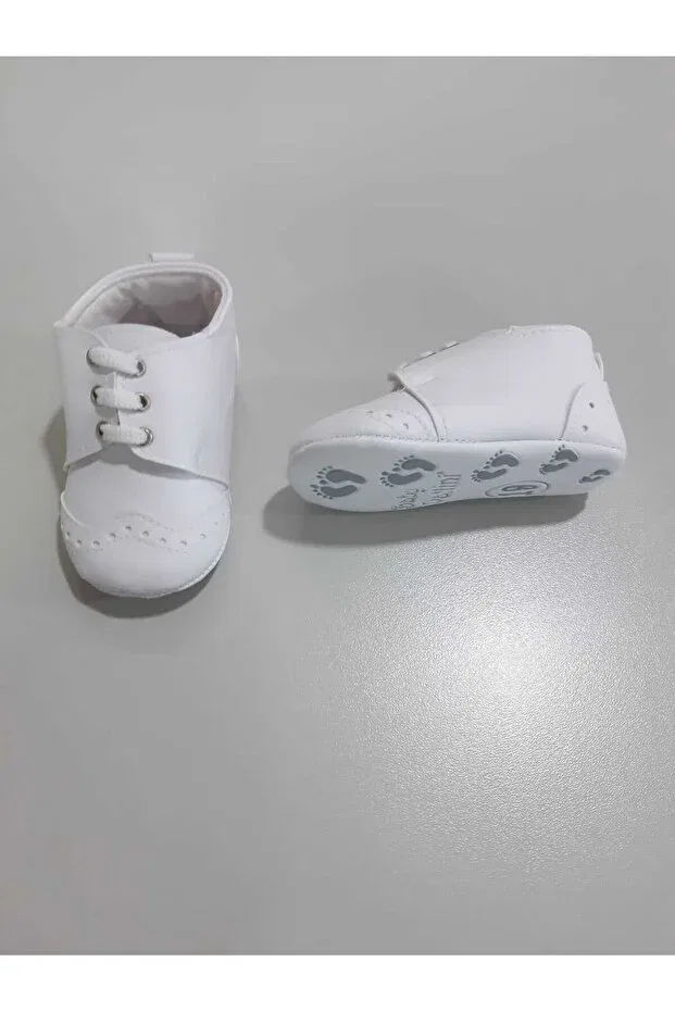 Детские туфли для девочек на плоской подошве Sönmez Baby, White — фото 2