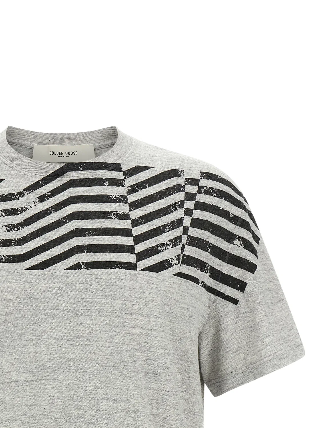 Мужская футболка с принтом Journey Golden Goose, Gray — фото 3