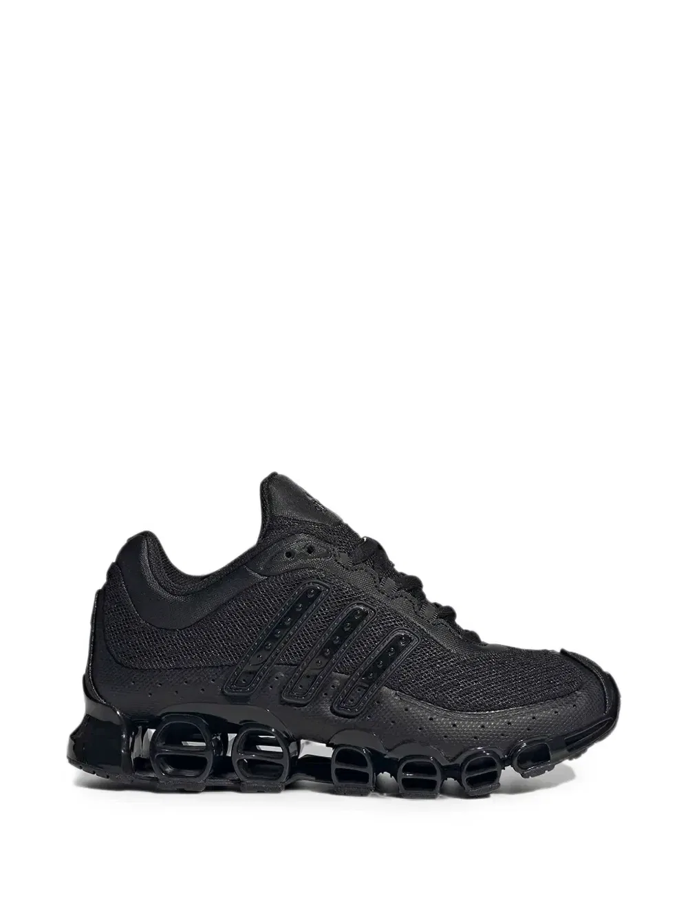 Кроссовки 3-Stripes с сетчатыми вставками Adidas Kids, черный — фото 2