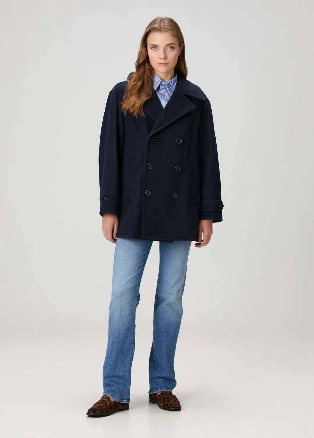Пальто двубортное Polo Ralph Lauren, navy — фото 2