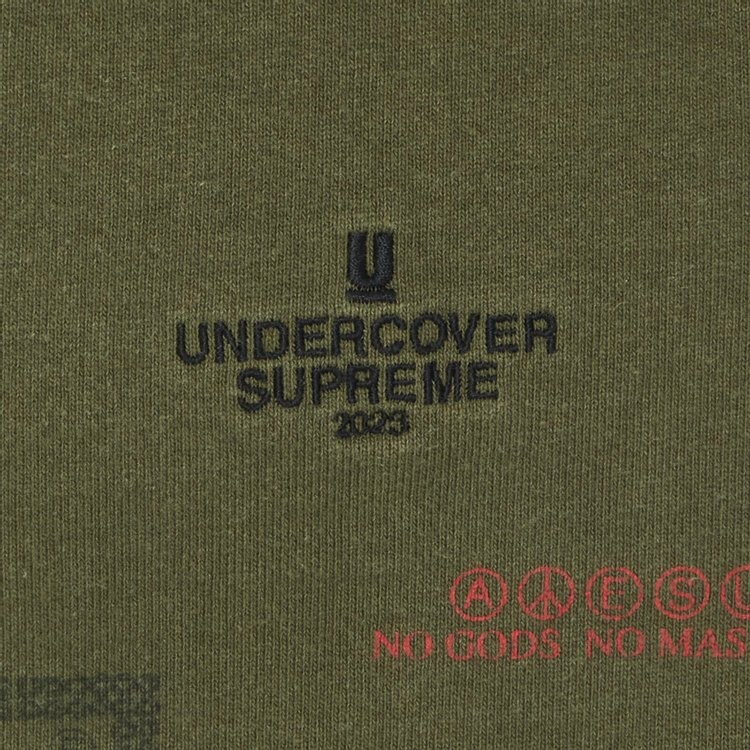 Спортивные брюки Supreme x UNDERCOVER Camo Sweatpant Dark Olive, зеленый — фото 3