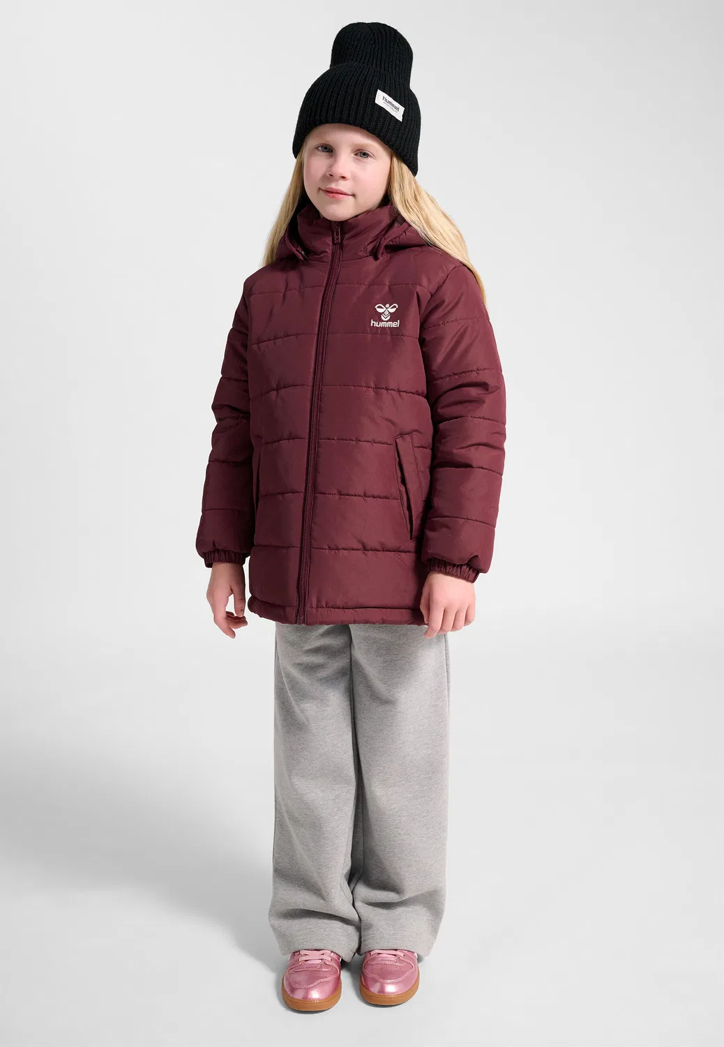 Детская куртка Hummel hmlECHO Jacket, Bordeaux — фото 4