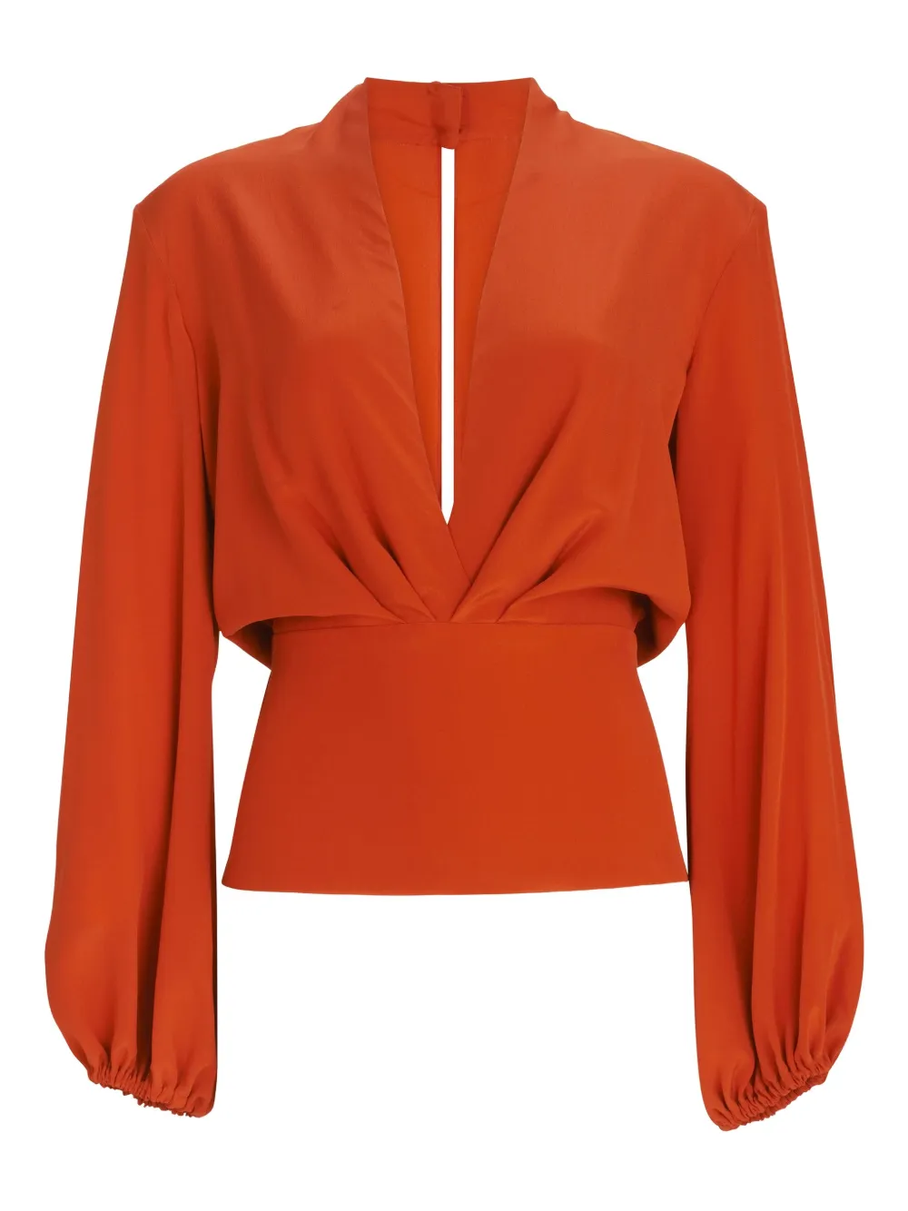 

Блуза Delfina с V-образным вырезом Silvia Tcherassi, красный