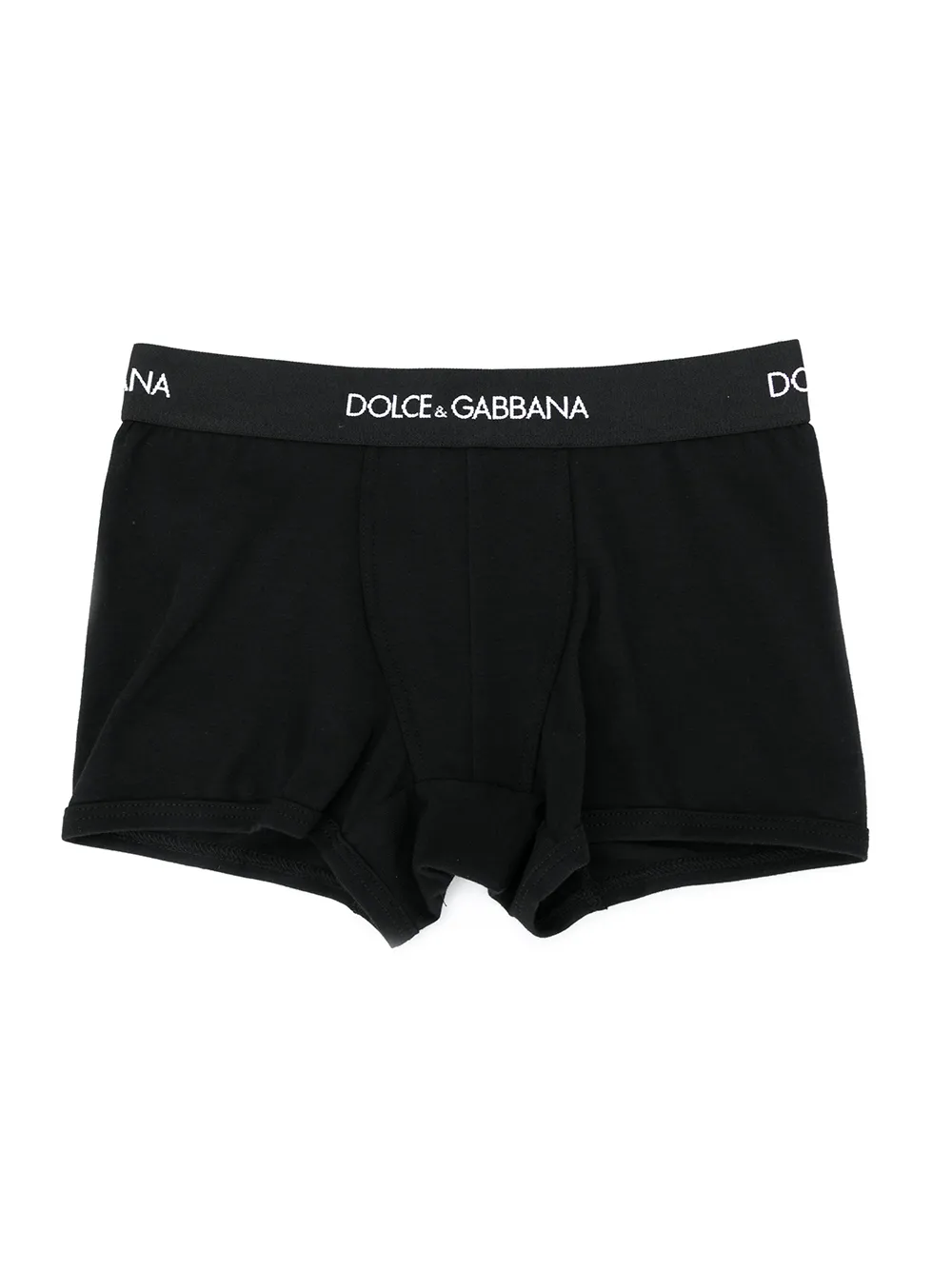 Комплект из двух трусов-боксеров Dolce & Gabbana Kids, черный — фото 2