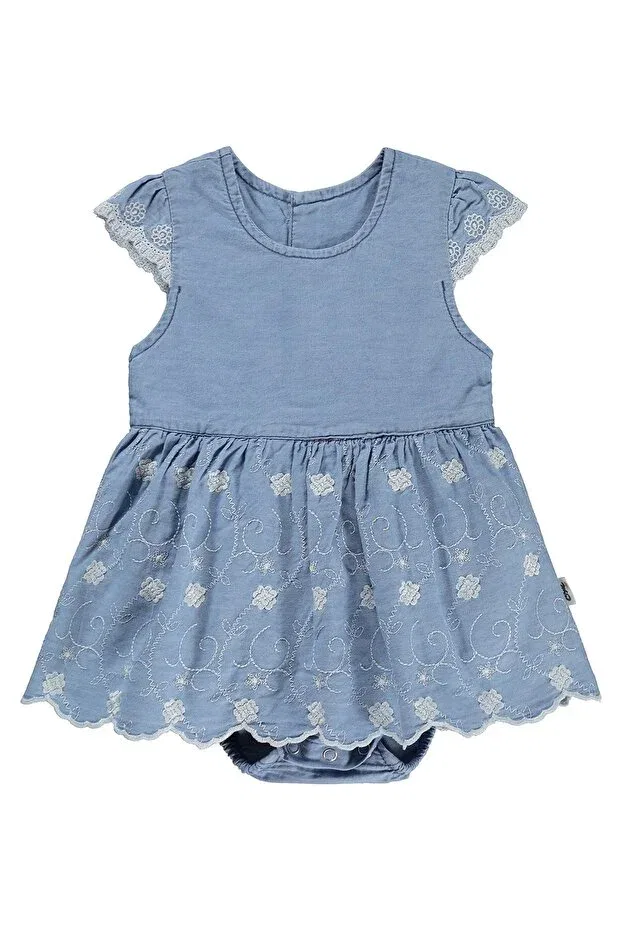 Детское платье для девочек хлопковое Bodysuit 6-18 Months Dress Civil Baby, Blue