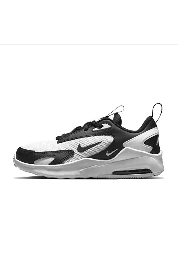 Детские кроссовки для девочек текстильные Air max bolt laceless kids sneakers Nike, Black White