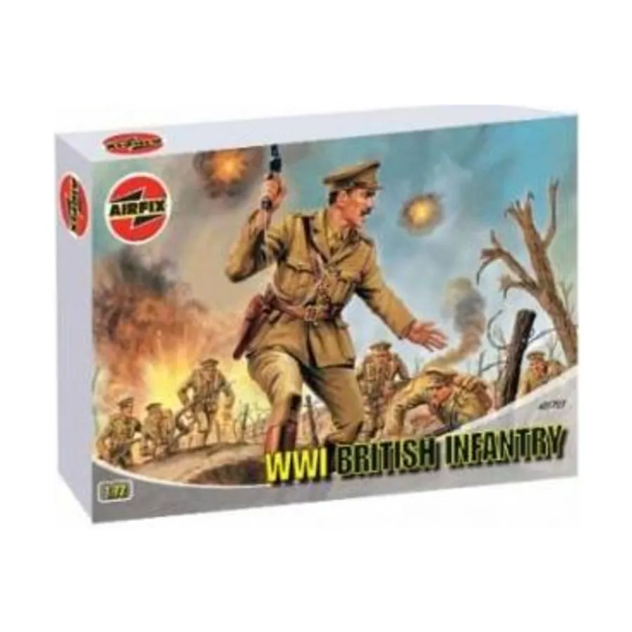 

Британская пехота Первой мировой войны, Historical Plastic Figures (HO & OO Scale)
