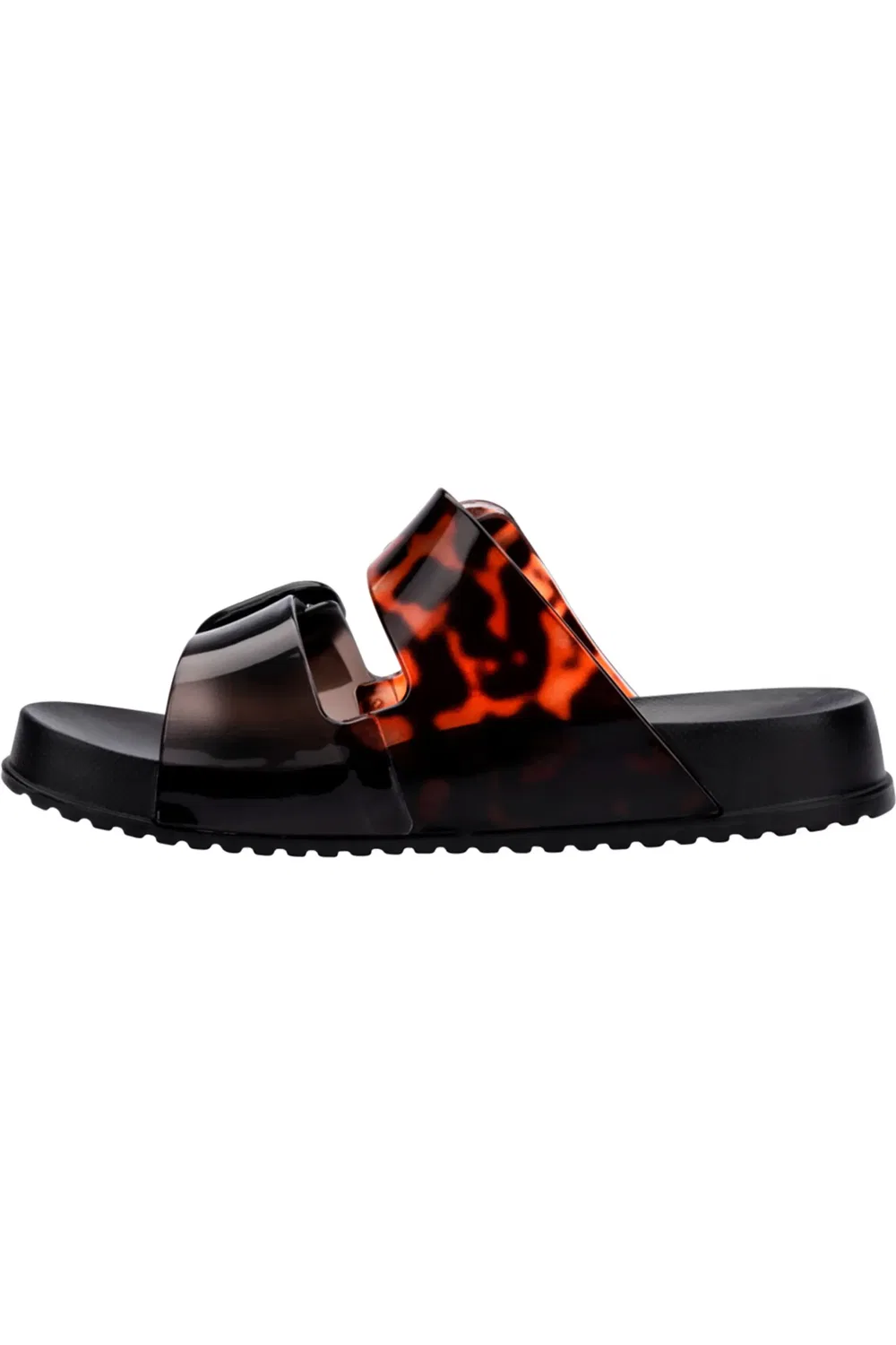 Сандалии детские слайды с ремешками Mini Cozy Mini Melissa, черный — фото 4