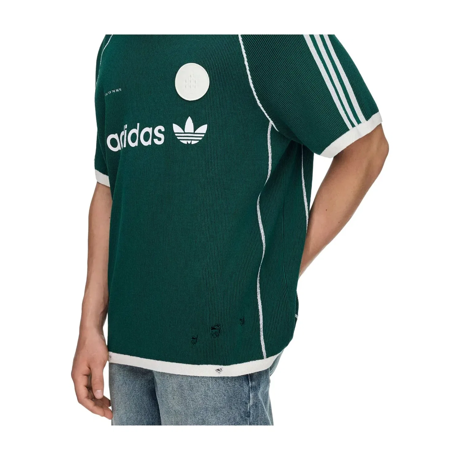 Мужской свитер Song for the Mute Adi008 Sweater Polo Asia Sizing 'Collegiate Green' adidas, Collegiate Green — фото 4