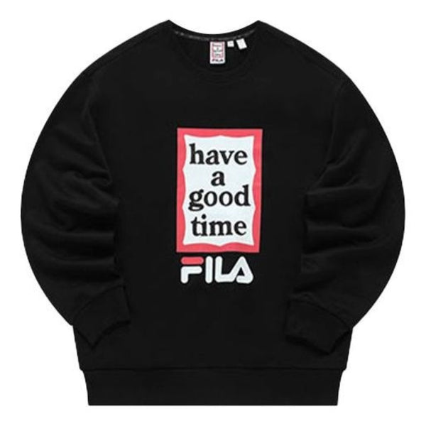

Свитер x have a good time sweater 'black white red' Fila, черный